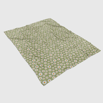 Daisy Field Retro Blanket blanket Nirvana Threads Daisy Field Throw (152 x 101 cm)