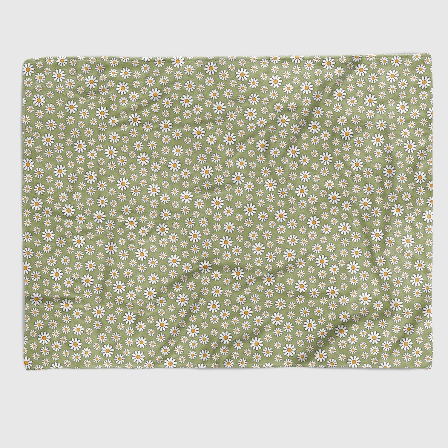 Retro 70's Vibe Blankets blanket Nirvana Threads Daisy Field Queen (200 x 150 cm) 