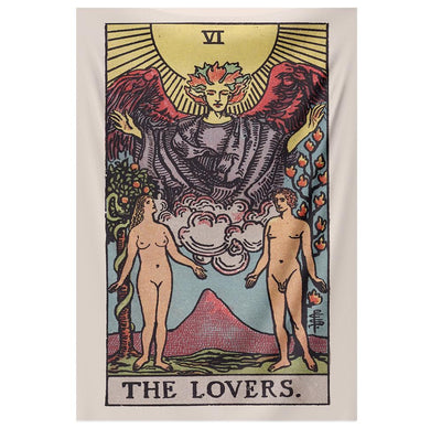 The Lovers Tapestry tapestry NirvanaThreads - YYT