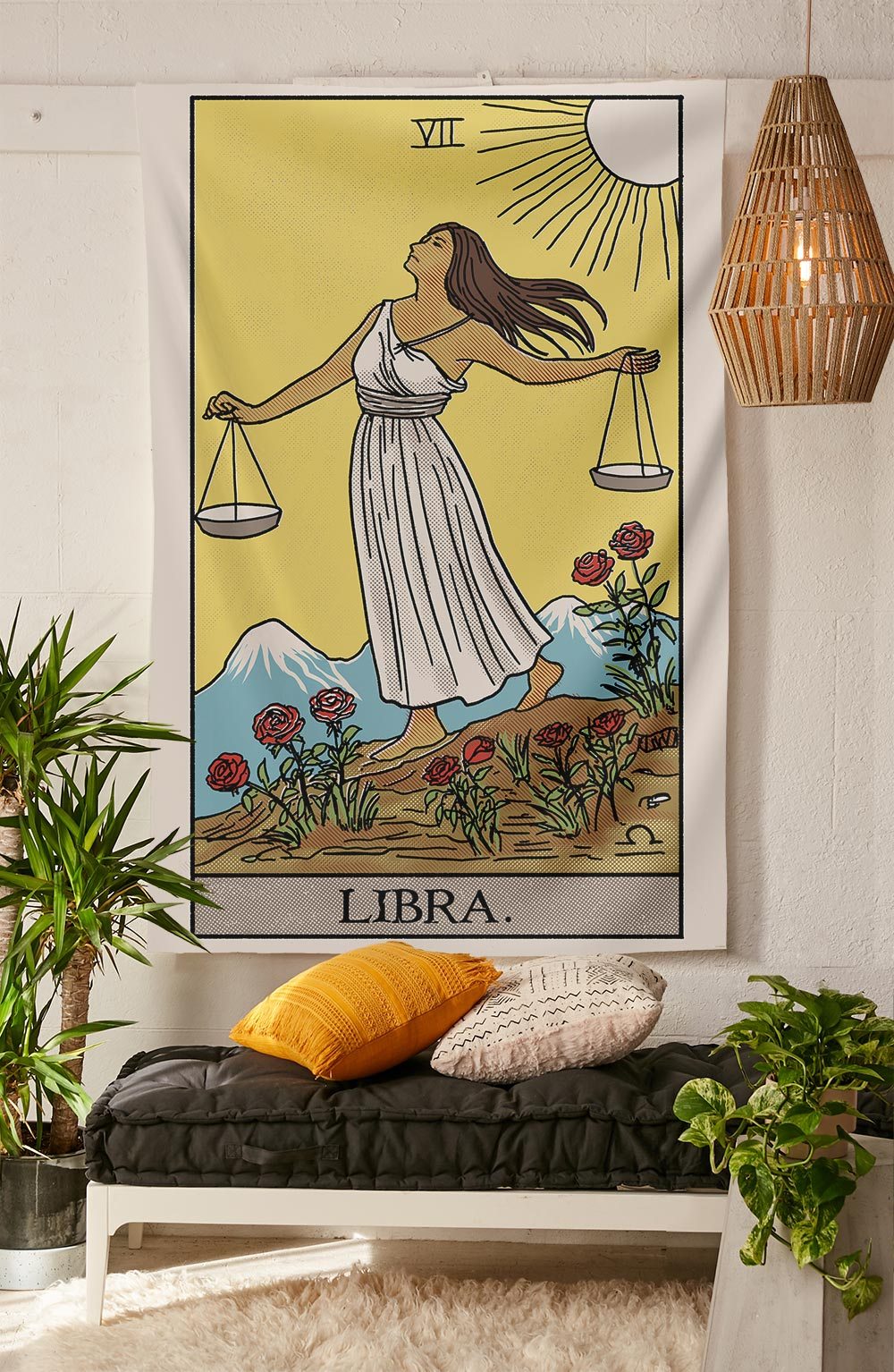 Libra Tarot Tapestry tapestry Nirvana Threads 