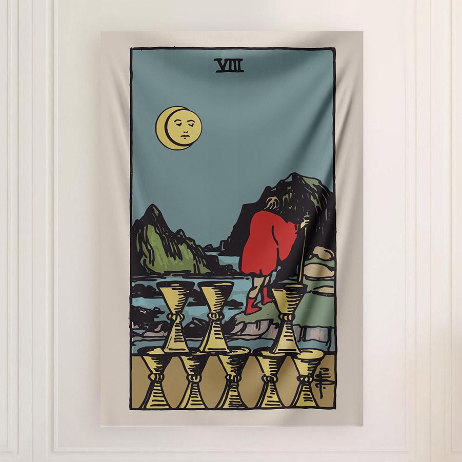 8 of Cups Tapestry tapestry Nirvana Threads 