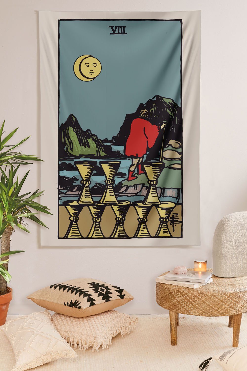 8 of Cups Tapestry tapestry Nirvana Threads 