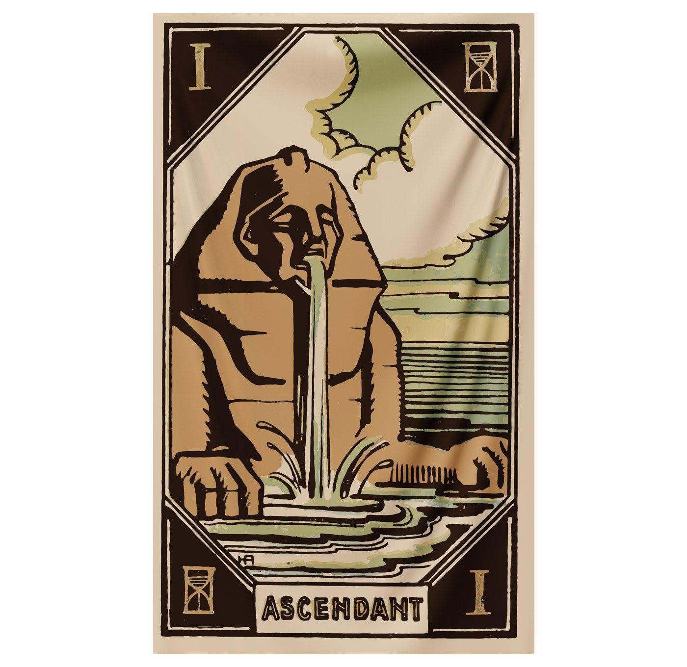 Ascendant (Rising) Astrology Tapestry tapestry Nirvana Threads 