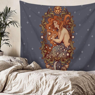 Dreaming Siren Tapestry-nirvanathreads