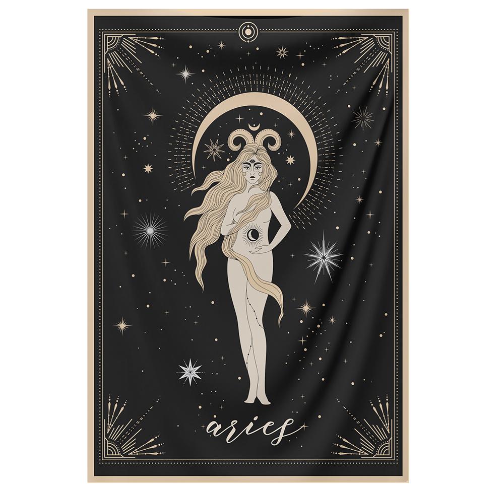 The-Aries Tapestry-is-a-great-gift-to-say-I-love-you-but-I-also-love-astrology-tarot-wall-hanging-boho-bedroom-zodiac-vibes-from-NirvanaThreads-Nirvana-Threads