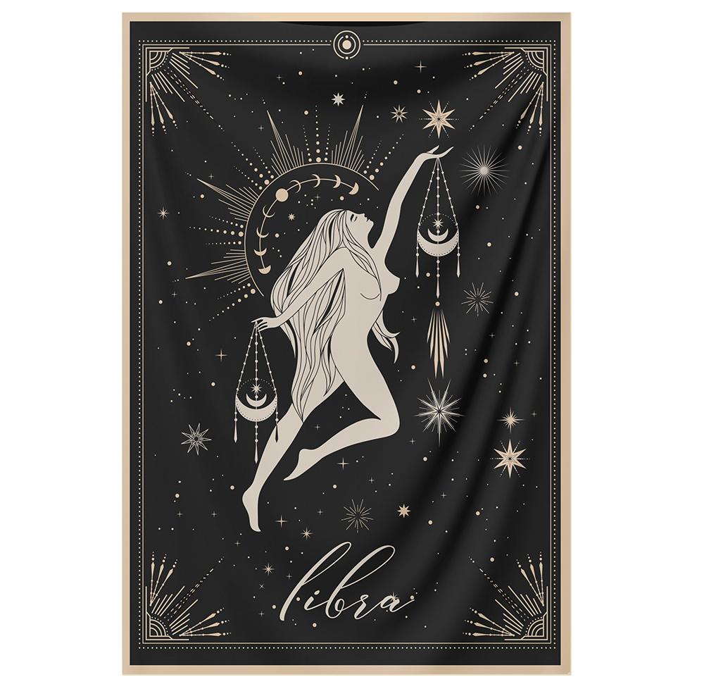 The-Libra Tapestry-is-a-great-gift-to-say-I-love-you-but-I-also-love-astrology-tarot-wall-hanging-boho-bedroom-zodiac-vibes-from-NirvanaThreads-Nirvana-Threads