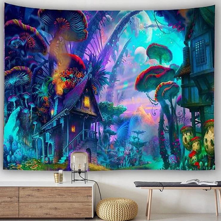 Alice in outlet wonderland trippy tapestry