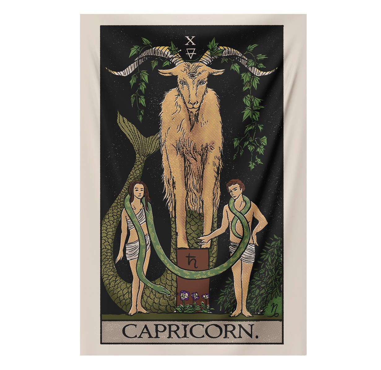 The Capricorn Devil Tapestry tapestry Nirvana Threads 