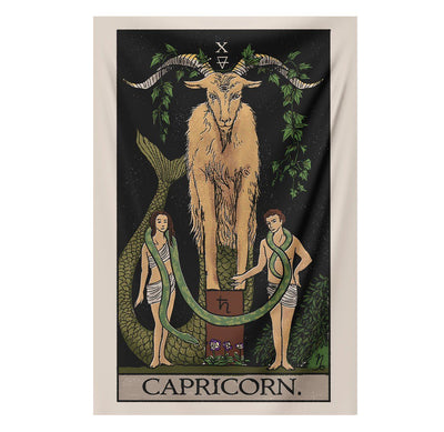 The Capricorn Devil Tapestry tapestry Nirvana Threads