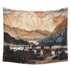 Japanese Mountain Tapestry-nirvanathreads