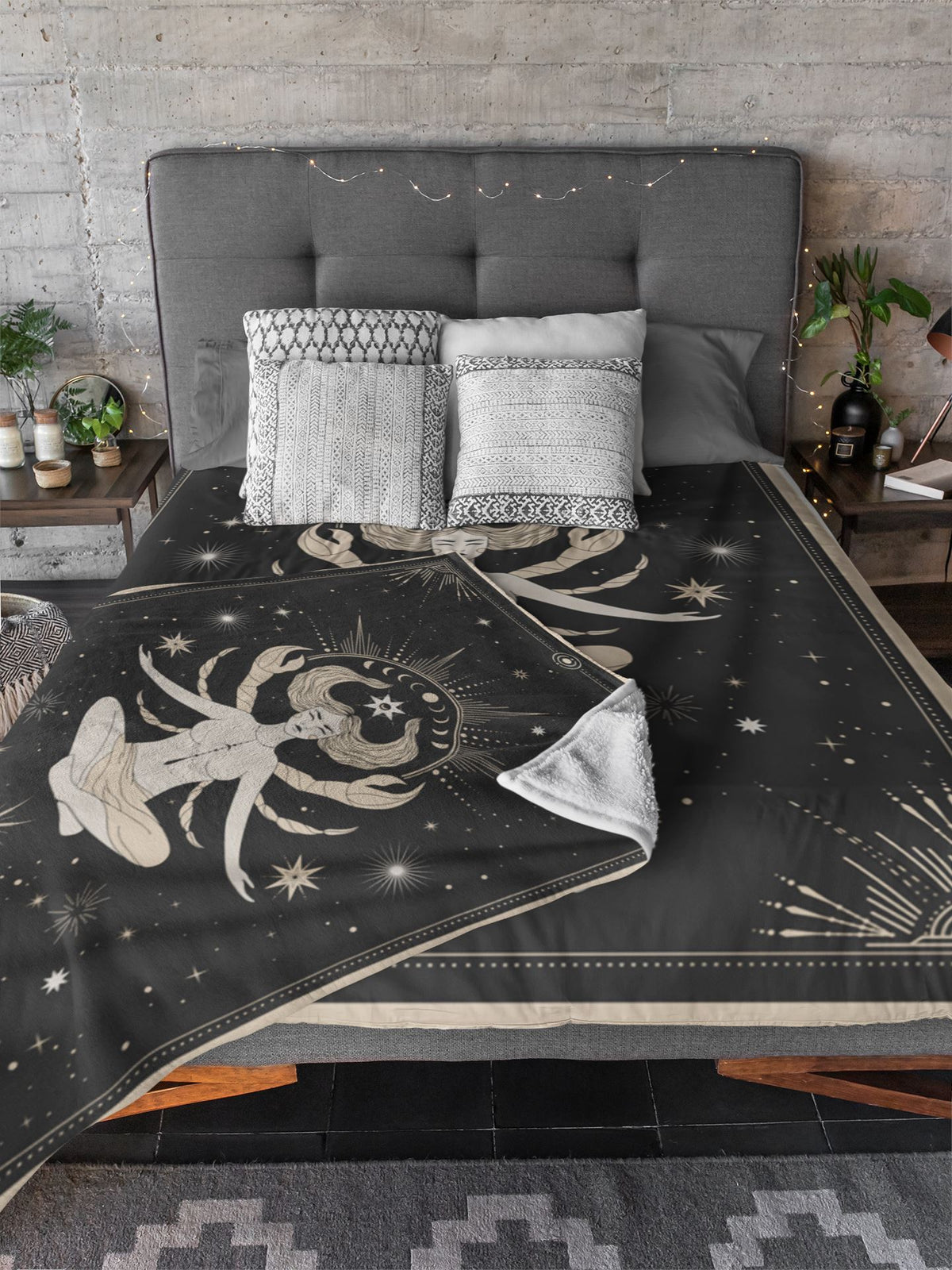 Cancer Blanket blanket Nirvana Threads 