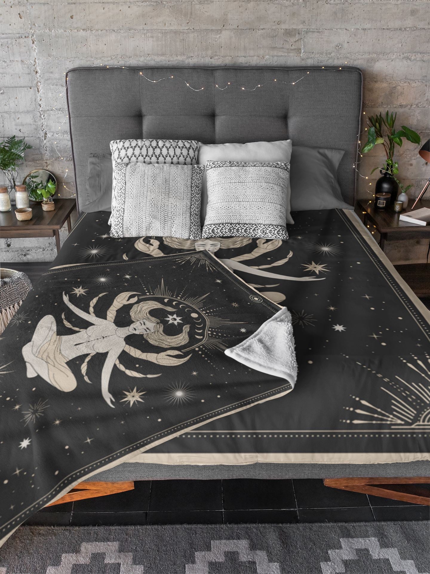 Cancer Blanket blanket Nirvana Threads 