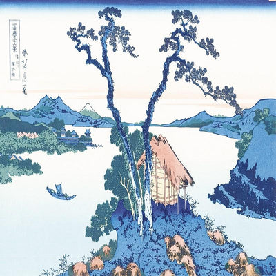 Japanese Lake Tapestry-nirvanathreads