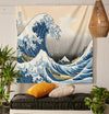 Japanese Wave Tapestry-nirvanathreads