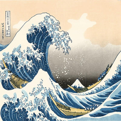 Japanese Wave Tapestry-nirvanathreads