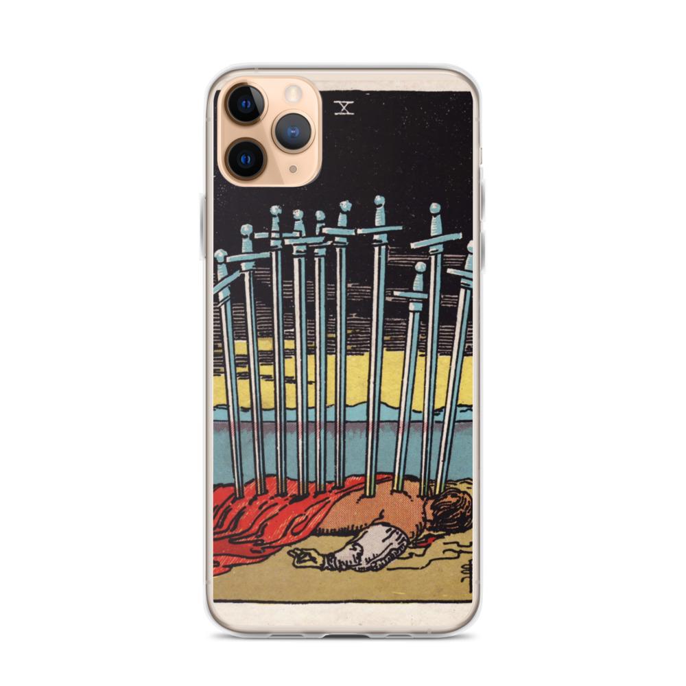 10 of Swords iPhone Case Phone case Nirvana Threads iPhone 11 Pro Max 