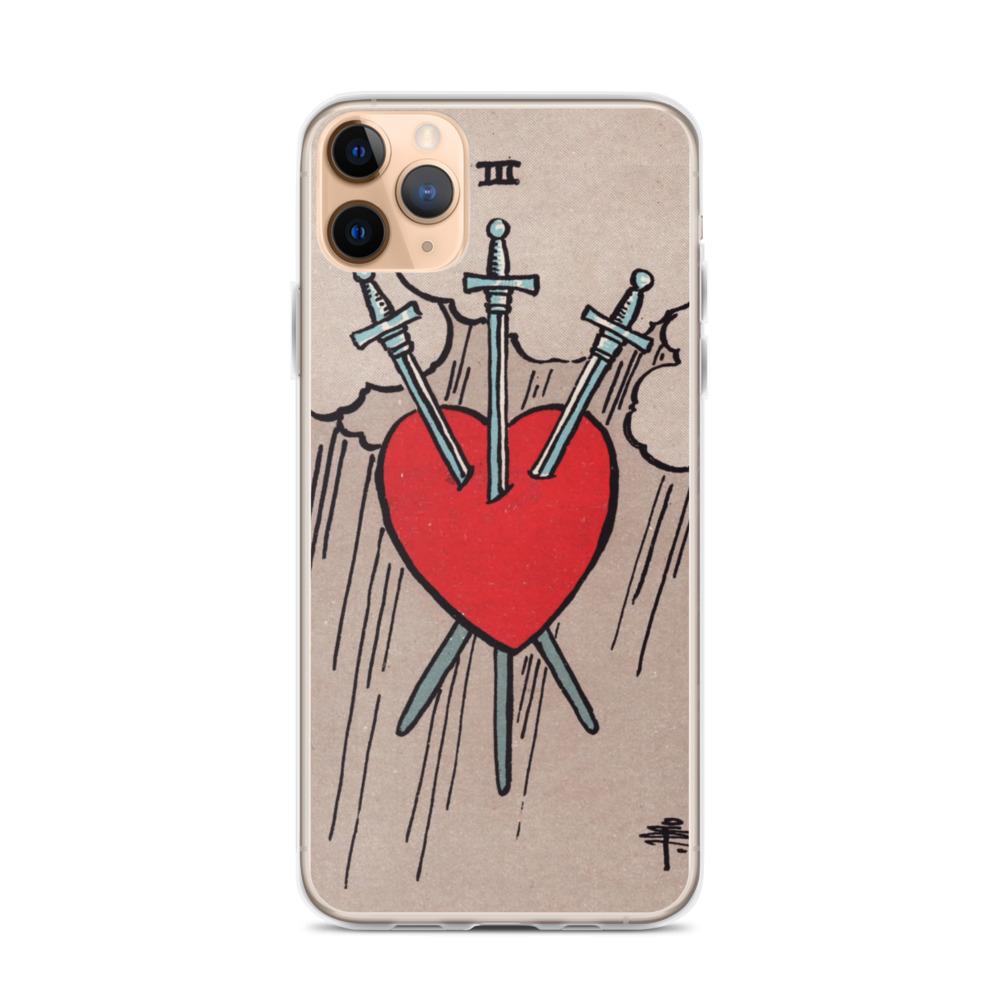 3 of Swords iPhone Case Phone case Nirvana Threads iPhone 11 Pro Max 