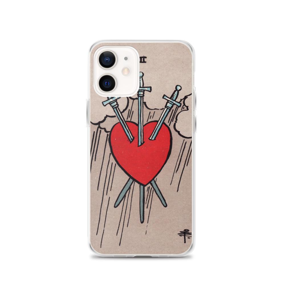 3 of Swords iPhone Case Phone case Nirvana Threads iPhone 12 