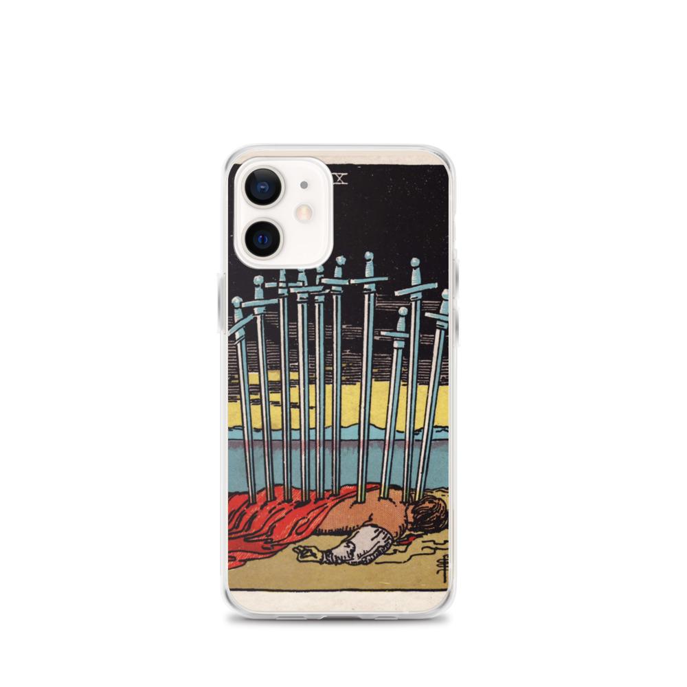10 of Swords iPhone Case Phone case Nirvana Threads iPhone 12 mini 