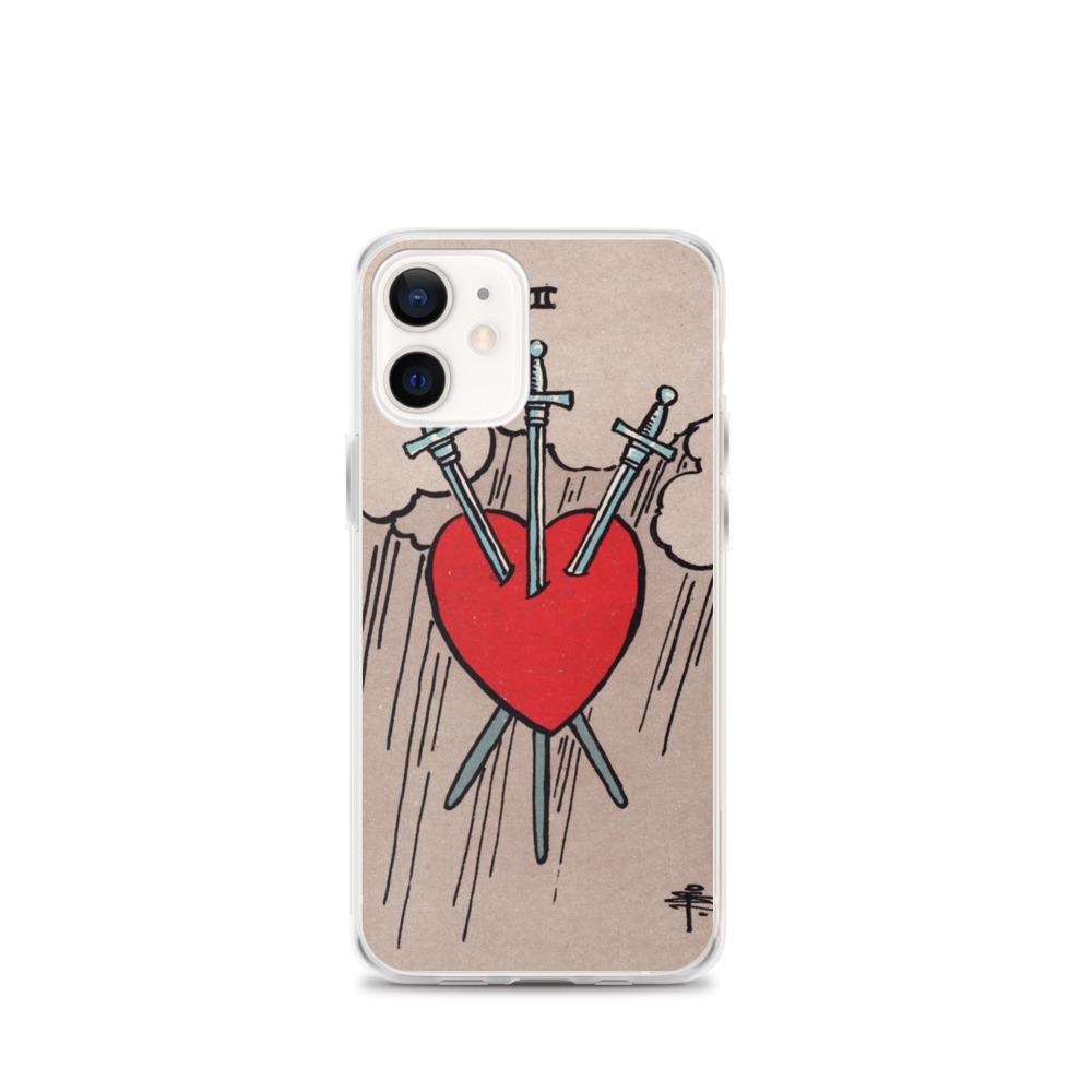 3 of Swords iPhone Case Phone case Nirvana Threads iPhone 12 mini 