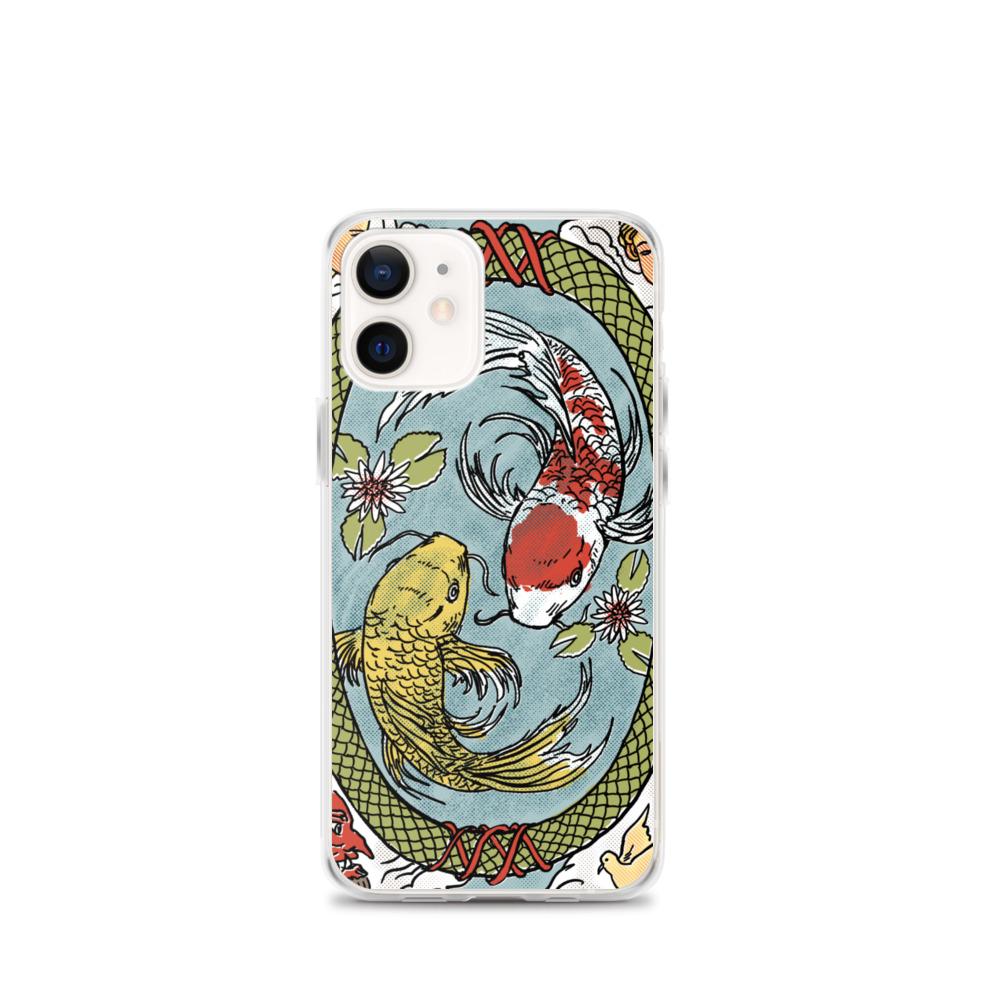 Koi Fish iPhone Case Phone case Nirvana Threads iPhone 12 mini 