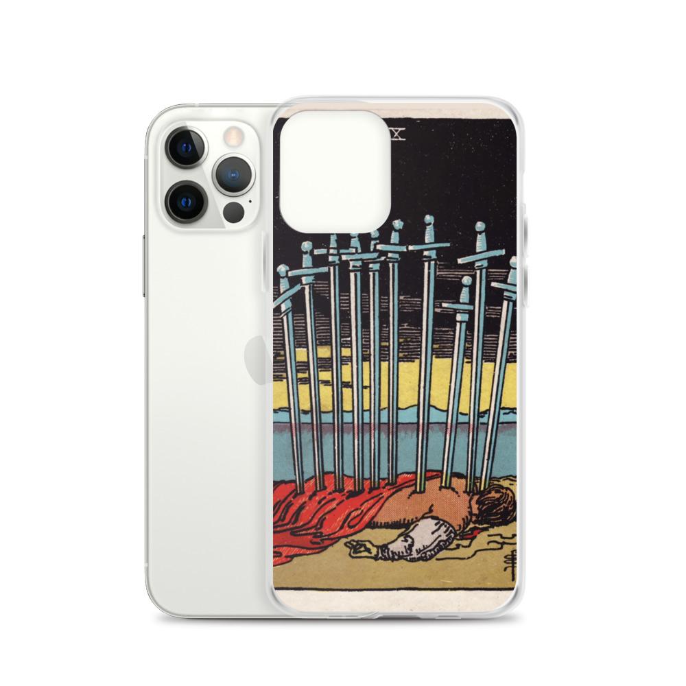 10 of Swords iPhone Case Phone case Nirvana Threads 