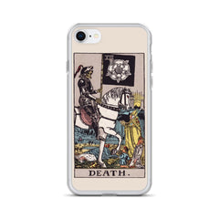 Death Tarot Card Phone Case Death Tarot Card Phone Case