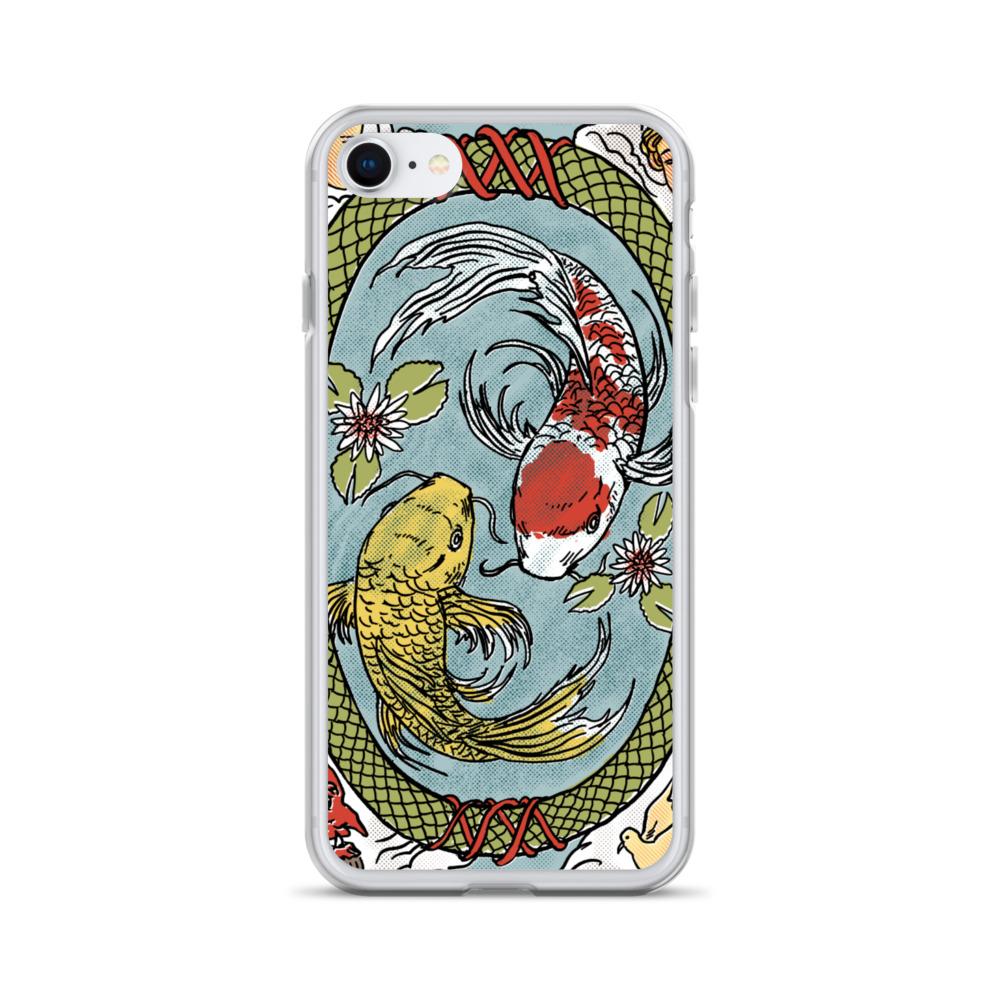 Koi Fish iPhone Case Phone case Nirvana Threads iPhone SE 