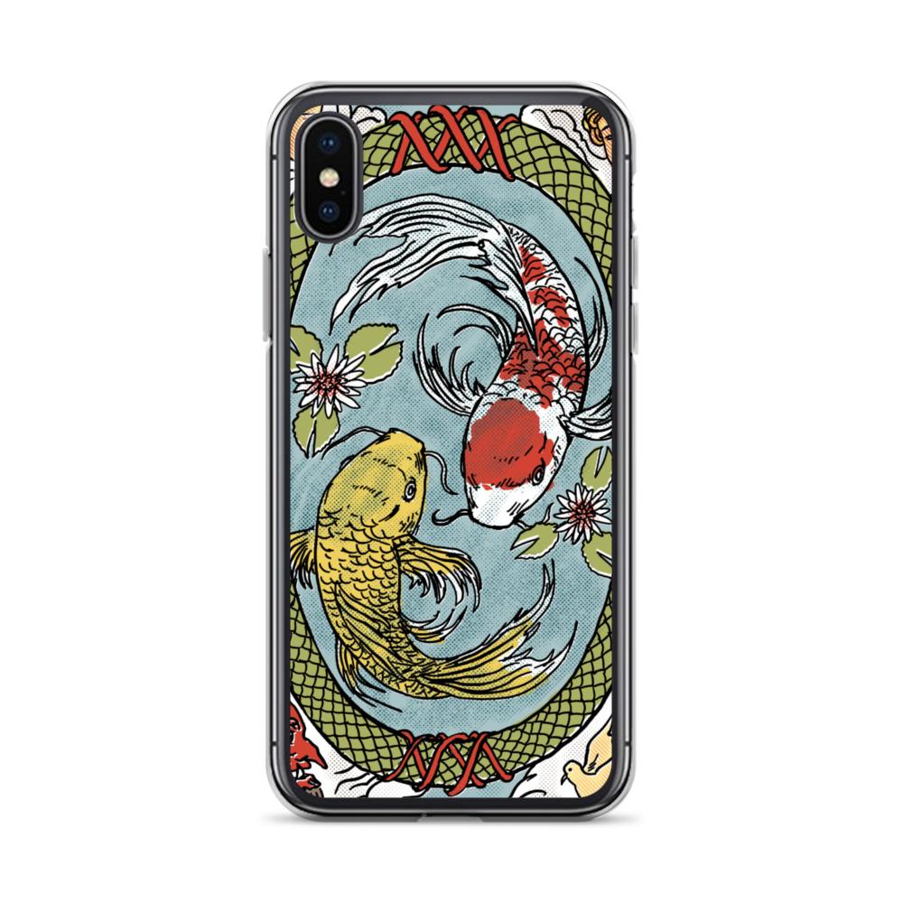 Koi Fish iPhone Case Phone case Nirvana Threads iPhone X/XS 