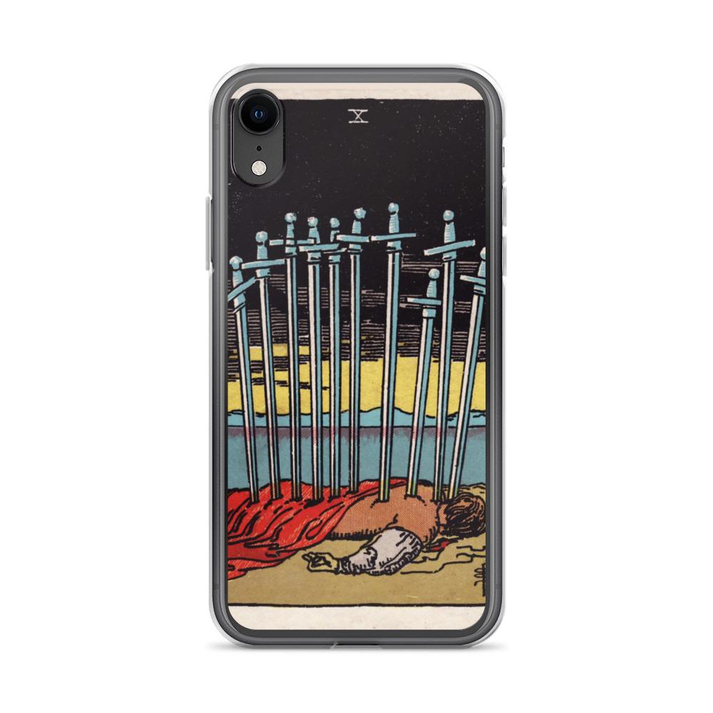 10 of Swords iPhone Case Phone case Nirvana Threads iPhone XR 