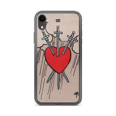 3 of Swords iPhone Case Phone case Nirvana Threads iPhone XR