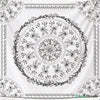 White Flower Mandala Tapestry-nirvanathreads