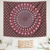 Sun Peacock Mandala Tapestry-nirvanathreads