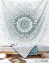 Misty Mandala Tapestry-nirvanathreads
