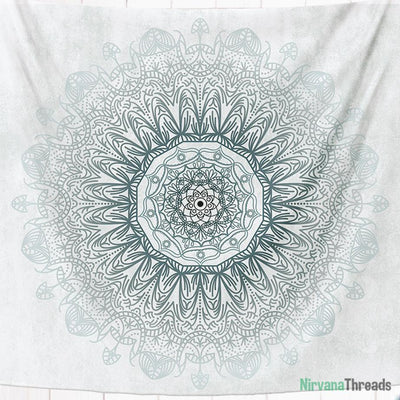 Misty Mandala Tapestry-nirvanathreads