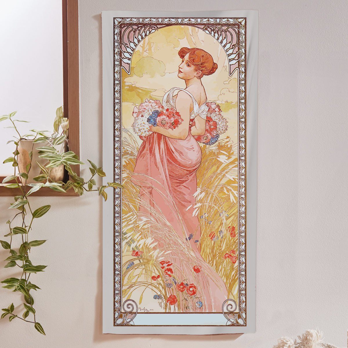 Floral Bouquet Panel Tapestry tapestry Nirvana Threads 