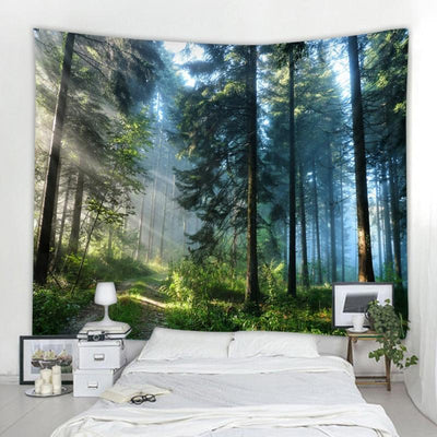 Mystic Woods Tapestry tapestry nirvanathreads