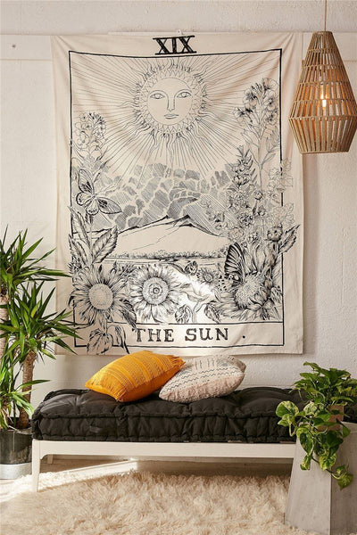 Sun Tarot Tapestry tapestry nirvanathreads