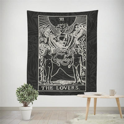 Lovers Tarot Tapestry tapestry nirvanathreads