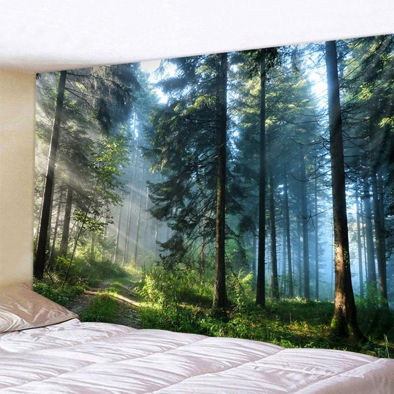 Mystic Woods Tapestry tapestry nirvanathreads 