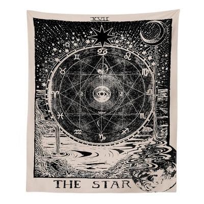 Star Tarot Tapestry tapestry nirvanathreads 60 x 40 inches