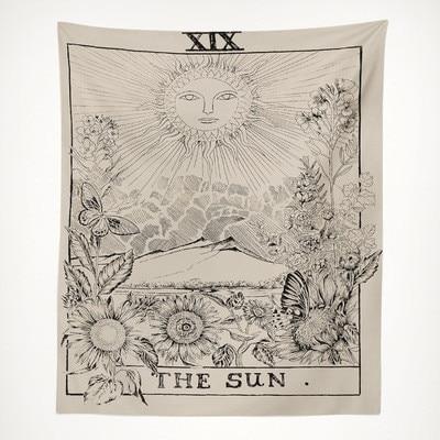 Sun Tarot Tapestry tapestry nirvanathreads 60 x 40 inches 