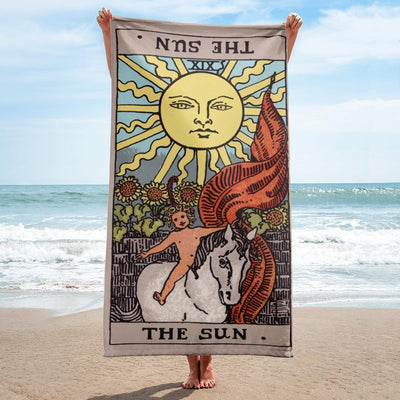 The Sun Tarot Towel towel Nirvana Threads