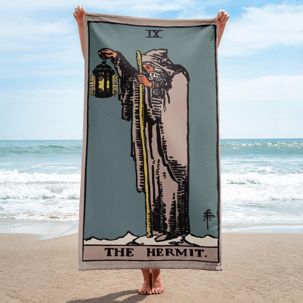 The Hermit Tarot Towel towel Nirvana Threads 