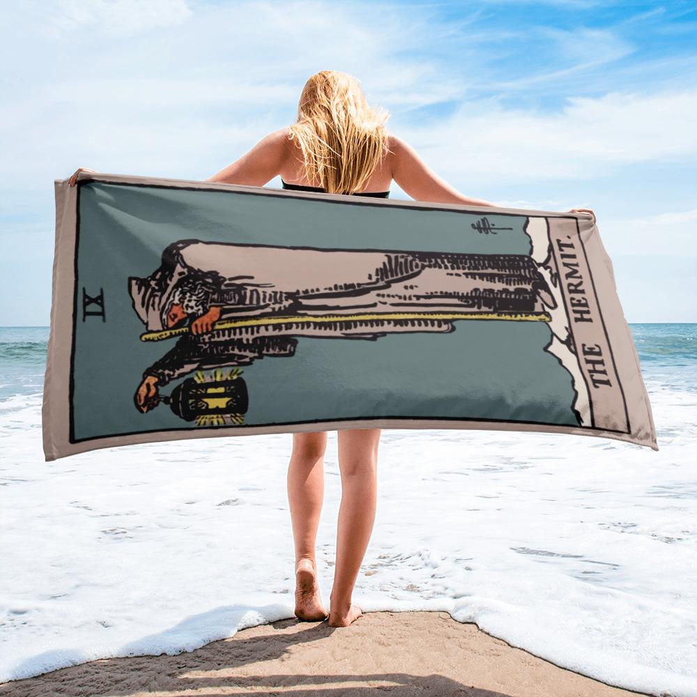 The Hermit Tarot Towel towel Nirvana Threads 