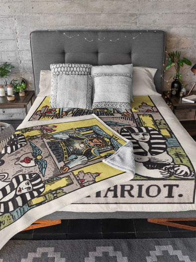 Chariot Tarot Blanket blanket Nirvana Threads