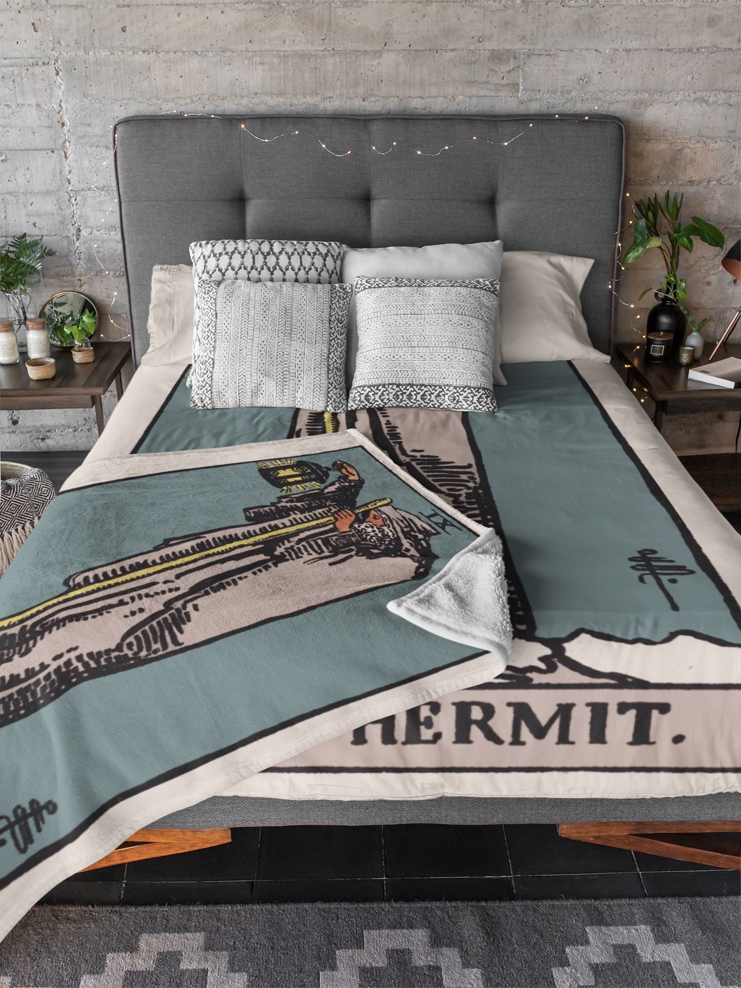 Hermit Tarot Blanket blanket Nirvana Threads 