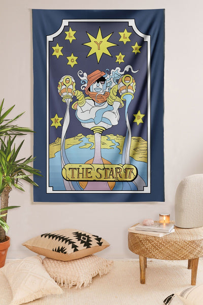 The Star JoJo Tarot Tapestry tapestry NirvanaThreads