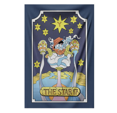 The Star JoJo Tarot Tapestry tapestry NirvanaThreads