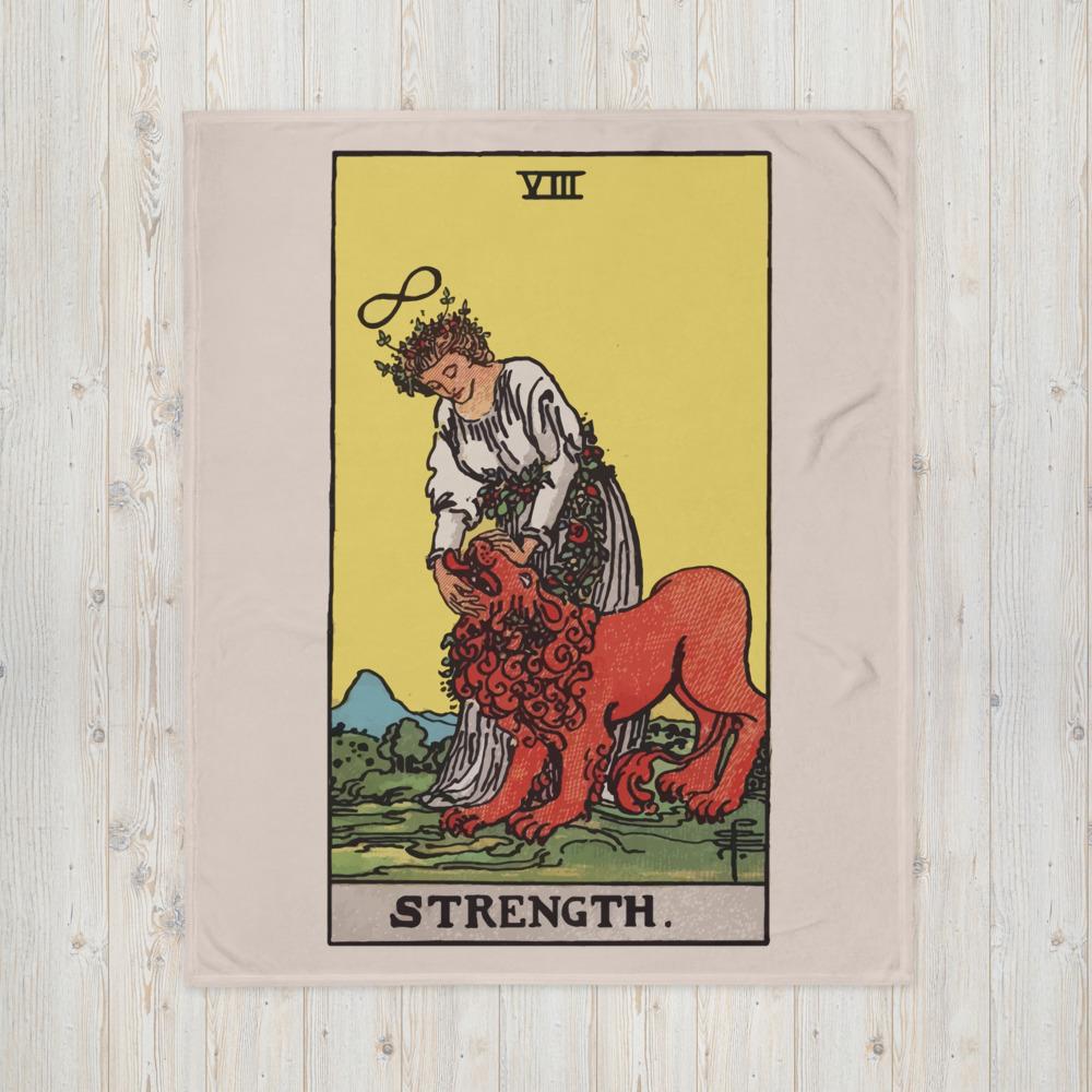 Strength Tarot Blanket blanket Nirvana Threads 
